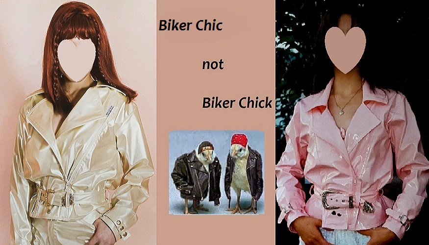 Pearl Patent Pink Patent Faux Leather Biker Jacket